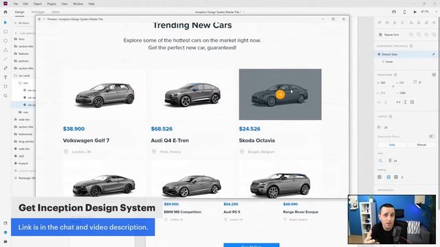 Website Prototype in Adobe Xd using Inception Design System смотреть онлайн
