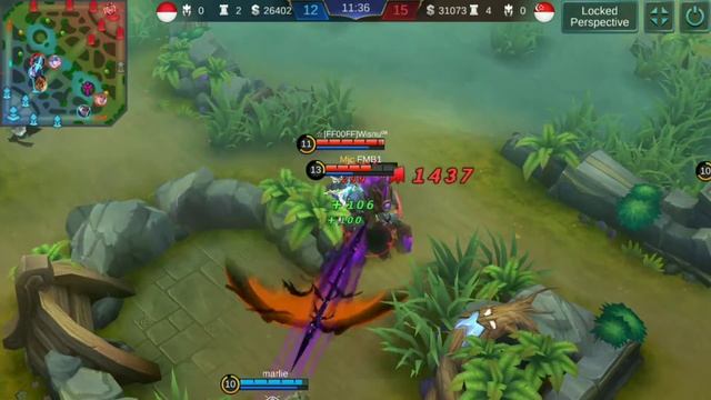 Epic Saber ONESHOT Gameplay! - mobile legends gameplay - смотреть онлайн