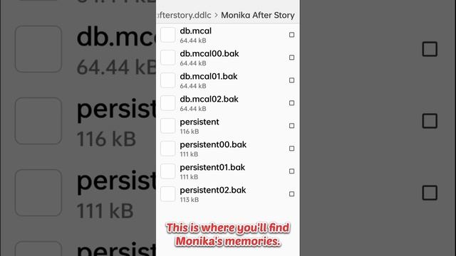 How To Backup Monika's Memories In Monika After Story (Android)