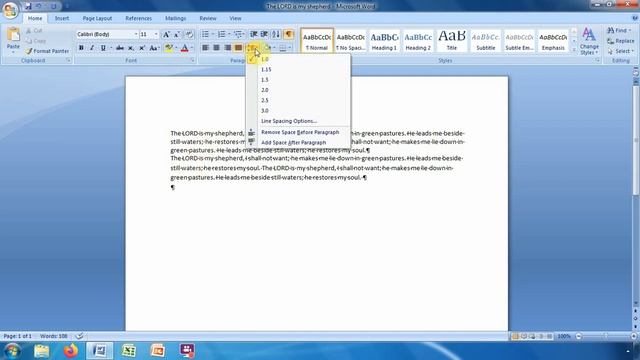 Paragraph Formatting in Microsoft Office Word 2007 смотреть онлайн