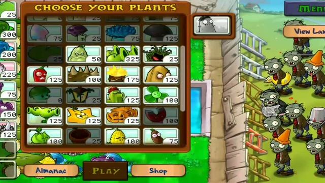 Plants vs Zombies - Last Stand Endless Full Gameplay - Upgraded Plants vs All Zombies смотреть онлайн