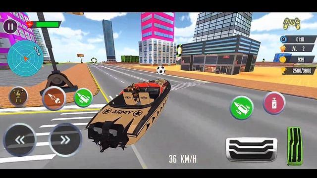 Army Tank Robot Car Helicopter War Robot 2023 - Android Gameplay смотреть онлайн