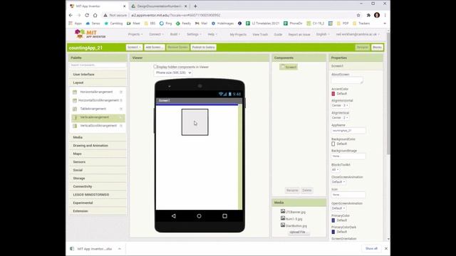 Number App - Tutorial 1 - Start Screen Design View Layout смотреть онлайн
