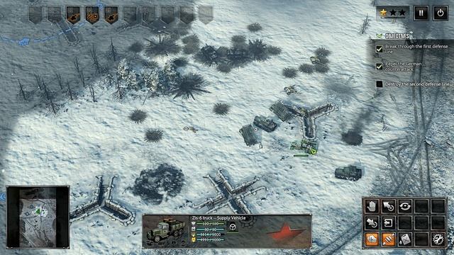 Sudden Strike 4 gameplay - Soviet Campaign - Battle of Moscow 2 Mission FAILED смотреть онлайн