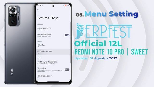 Best Costum Rom - DerpFest 12.1 - OFFICIAL - For Redmi Note 10 Pro | Sweet - UWAIS CHANNEL смотреть онлайн