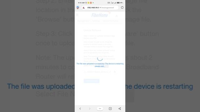 ** ACTUALIZAR FIRMWARE FIBER HOME SR-120C Versión: 1.40 **