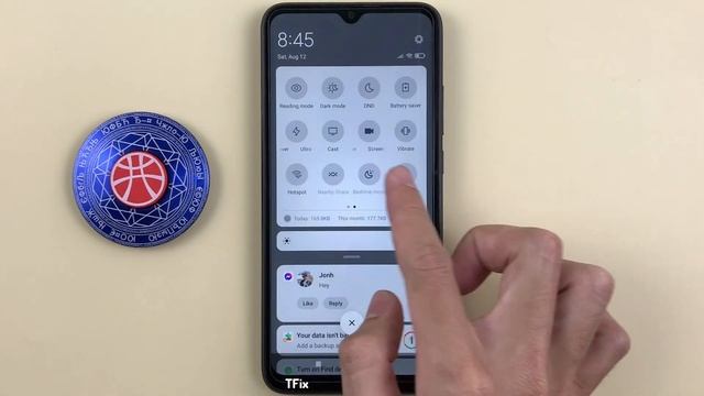 How to change control center style on Xiaomi Redmi 9C Android 10 смотреть онлайн