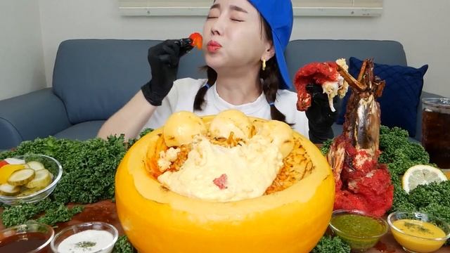 RUS SUB) сыр рамён крупный креветка рамён ку́хня Есть Ssoyoung