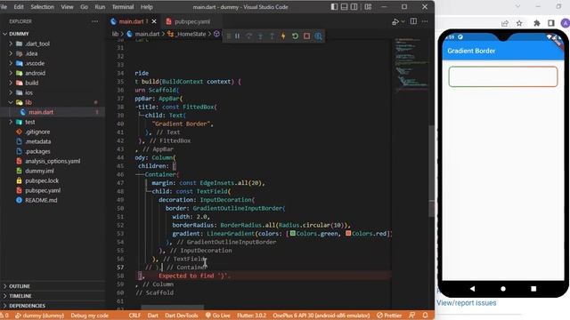Flutter - Gradient Border смотреть онлайн