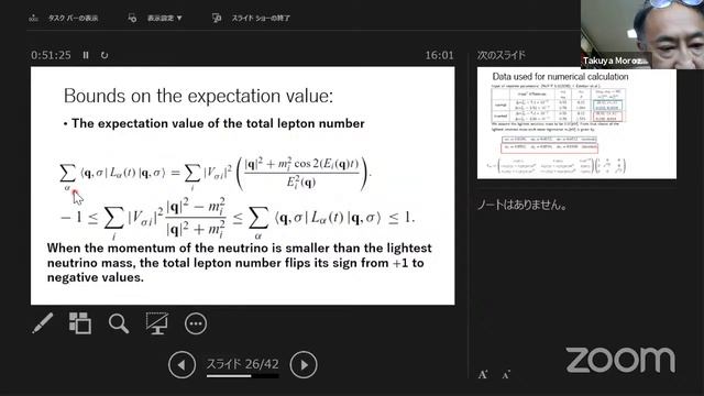 KOLOKIUM FISIKA 16-09-2021 "Time evolution of lepton numbers carried by neutrinos" смотреть онлайн