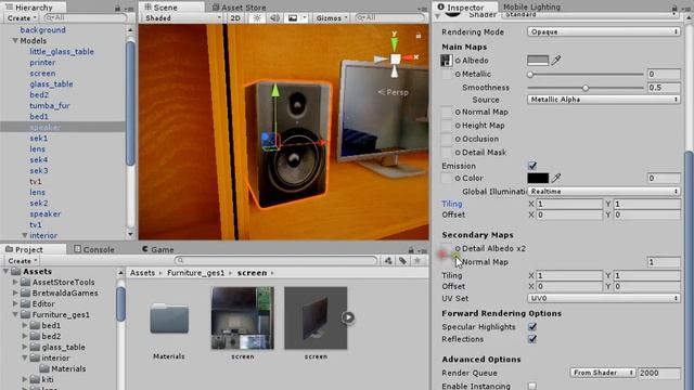 Interior Lighting Unity Android iOS смотреть онлайн