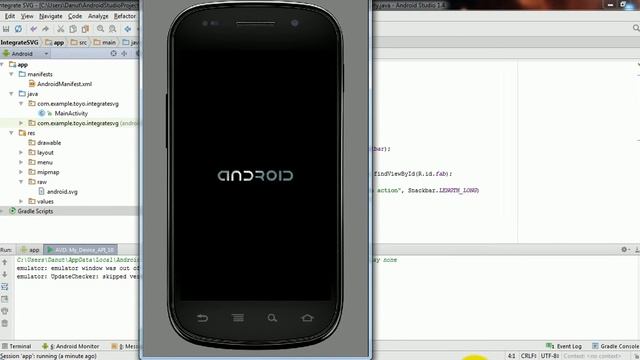 How to integrate SVG in Android Studio 1.4 смотреть онлайн