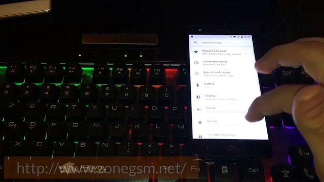 Remove FRP, Bypass Google Account BQ Aquaris X Android 8.1 Oreo