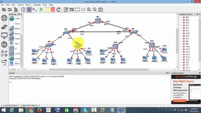 VLAN , VTP & DHCP on cisco switch through GNS3 Part 1 смотреть онлайн