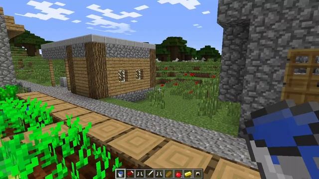 minecraft 1.7.10 Деревня жителей 13 смотреть онлайн