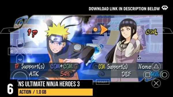 👊BEST 11 ANIME PSP / PPSSPP Emulator Android iOS Games🎮⚔