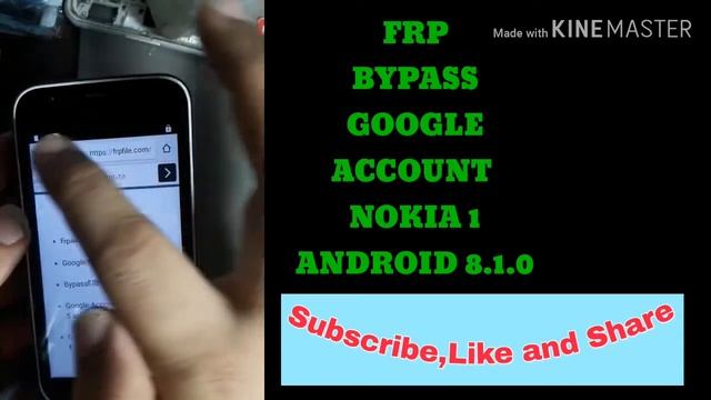 FRP Bypass Google Account Nokia 1 (TA-1047) Android GO Without PC