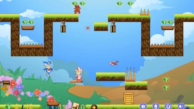 Ultraman Monster Island Adventure 2 (Two Player Game) смотреть онлайн