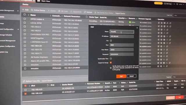 Agregar Dispositivo HIKvision a IVMS4200: DVR, NVR, Camara IP, Controlador, Intercomunicador IP… смотреть онлайн