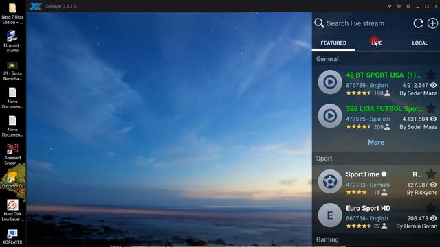 como tranfomar pc em tv box usando xeplayer android emulador (o link na descrisao смотреть онлайн