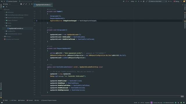 Unity. Интеграция рекламы при открытии приложения смотреть онлайн