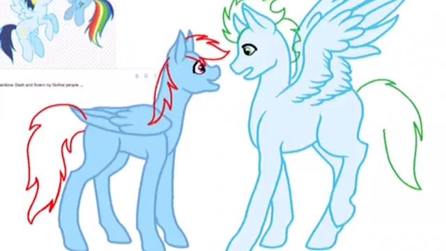 Soarin X Rainbowdash I Ibis Paint Edit