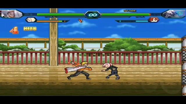 Hokage Naruto V2 COMBOS TUTORIAL - Bleach VS Naruto MUGEN смотреть онлайн