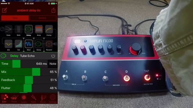 Ambient Guitar Gear Review - Line 6 AMPLIFi FX100 Multi Effects Pedal смотреть онлайн
