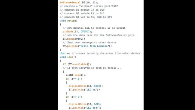 How to Create an Android app to Control Arduino Onboard LED via Bluetooth смотреть онлайн