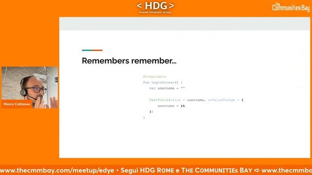 Meetup HDG Rome 11・Android Jetpack Compose: come funzionano gli stati смотреть онлайн