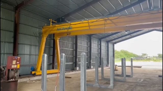Aicrane двухбалоный козловой кран установлен в США смотреть онлайн