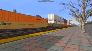 Trainz A New Era - Amtrak, Metrolink & BNSF Action in Fullerton, CA