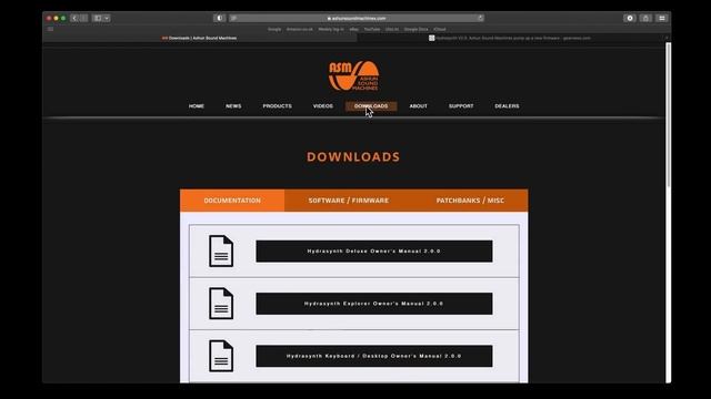 ASM HYDRASYNTH - 2.0 Update For Firmware + Manager