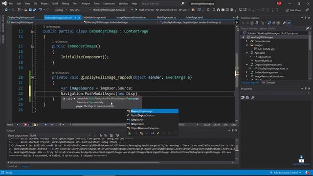 Tap Image in Xamarin Forms | Clickable Image | Image Click Event | Image View смотреть онлайн