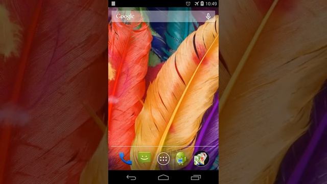 Feather Live Wallpaper смотреть онлайн