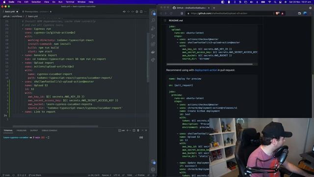 Publish Cypress Cucumber Reports to Amazon S3 with Github Actions смотреть онлайн