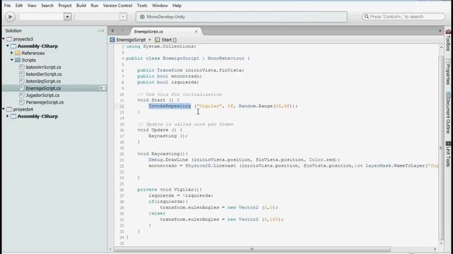 Tutorial de Unity 2D y Android (4/5) - Implementando un rango de vista смотреть онлайн