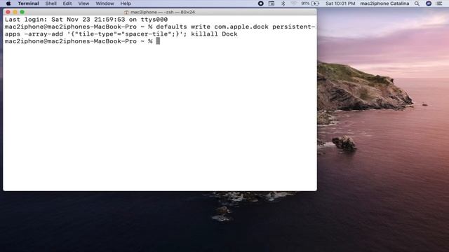 How to add spaces on Dock : Hidden terminal tricks смотреть онлайн
