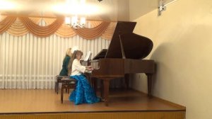 А. Роули Концерт для фортепиано с оркестром G-dur Исполняет Сергеева Настя 9 лет