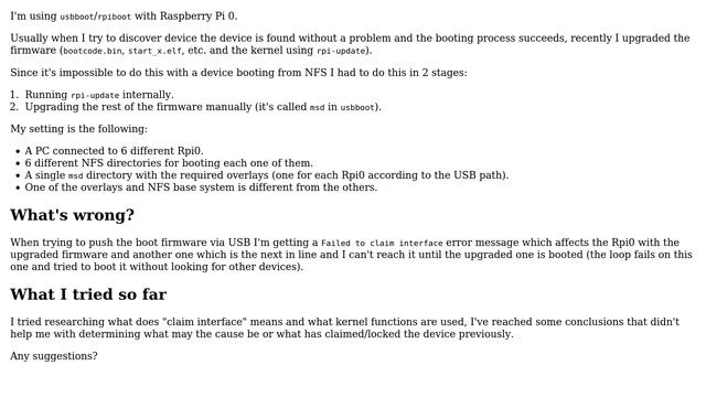 Raspberry Pi: Rpiboot - Failed to claim interface смотреть онлайн