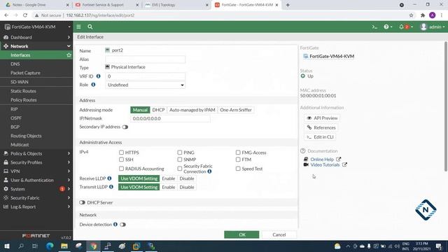 FortiGate Firewall Basic setup in EVE ng | Video# 0 | Networkforyou смотреть онлайн