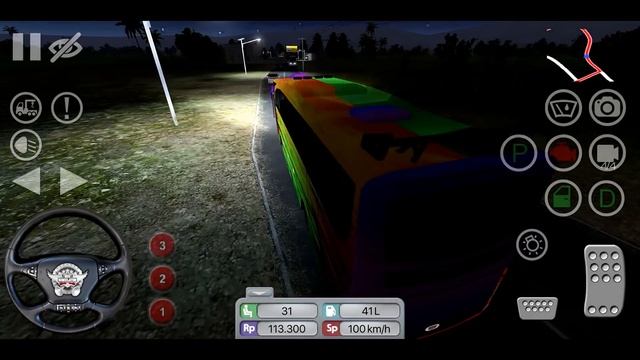 Bus Simulator Indonesia #6 BUSSID - Night Driving - Android gameplay смотреть онлайн
