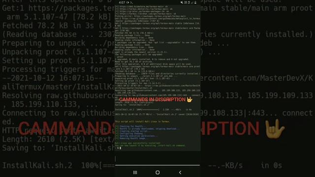 How to install kali linux in termux without root|Kali linux in termux|Android kali linux malayalam смотреть онлайн