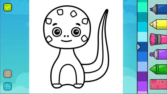 Learn Colors Kids Coloring Book Android App Game HD смотреть онлайн