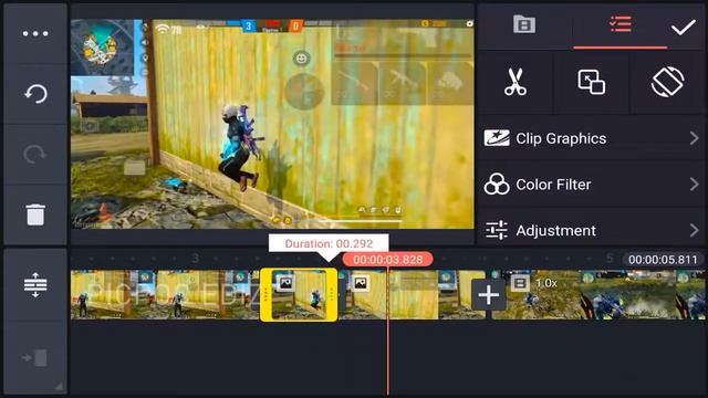 Speed Flash Effect Kinemaster Free Fire : Like Rouk / Tutorial in android like Pc смотреть онлайн