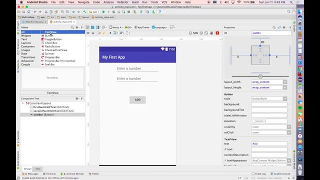 Android Studio Tutorial Part 1 For beginners 2019|Creat AWESOME APP смотреть онлайн