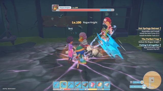 My Time At Portia - P71 - Mystery Robot/Putting it All Together/Activation Chip + Trap Rogue Knight смотреть онлайн