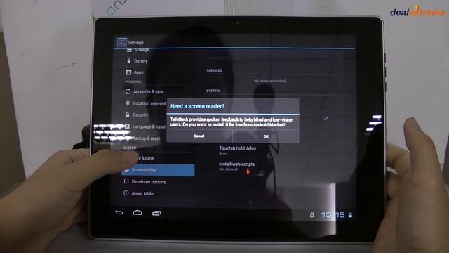 9.7" IPS Capacitive Screen Android 4.0 Tablet - DealExtreme смотреть онлайн