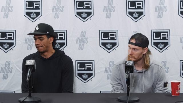 Quinton Byfield and Joonas Korpisalo | 2022-23 LA Kings Season Exit Interviews смотреть онлайн