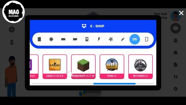 PC Creator Mod Apk V 1.0.63 ( Unlimited Coin/Unlocke All Shops ) смотреть онлайн